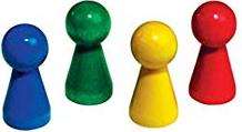 Betzold - 1870 Giant Wooden Cone Set Blue (20 -Piece)