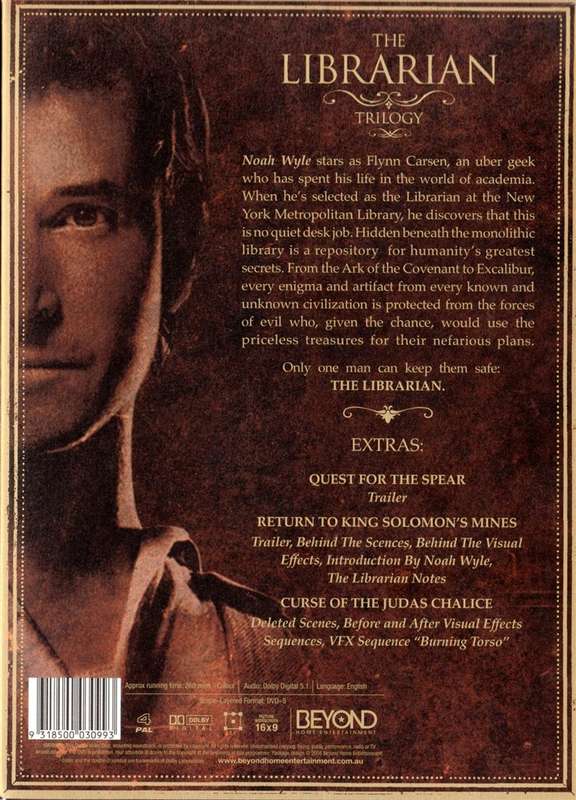 The Librarian Trilogy - 3-DVD Set (DVD) (Second-Hand)