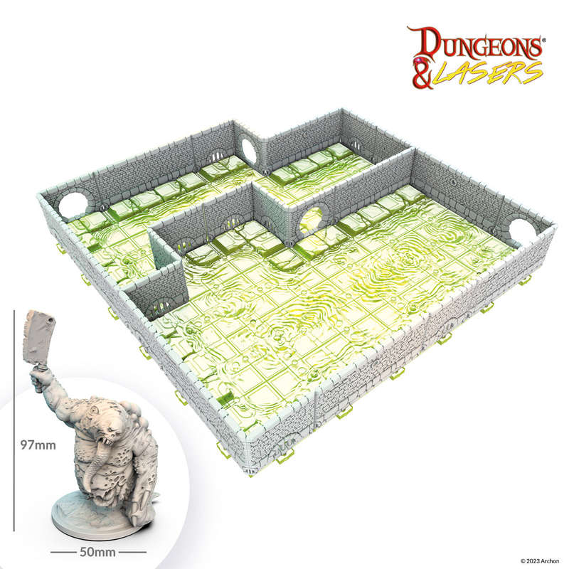 Dungeons & Lasers Sewers Core Set (Miniatures)