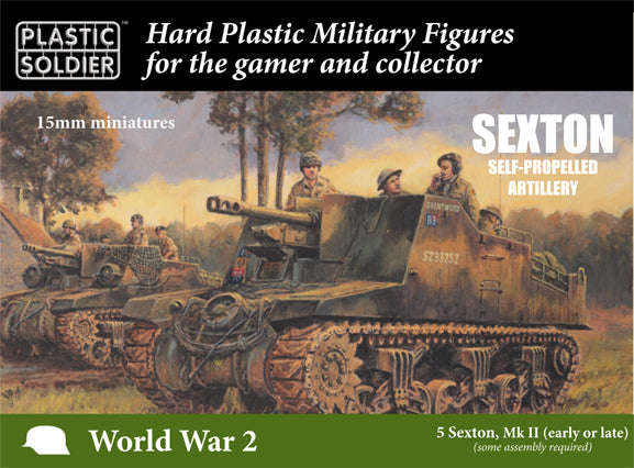 15mm WWII Sexton Self Propelled Gun (Miniatures)