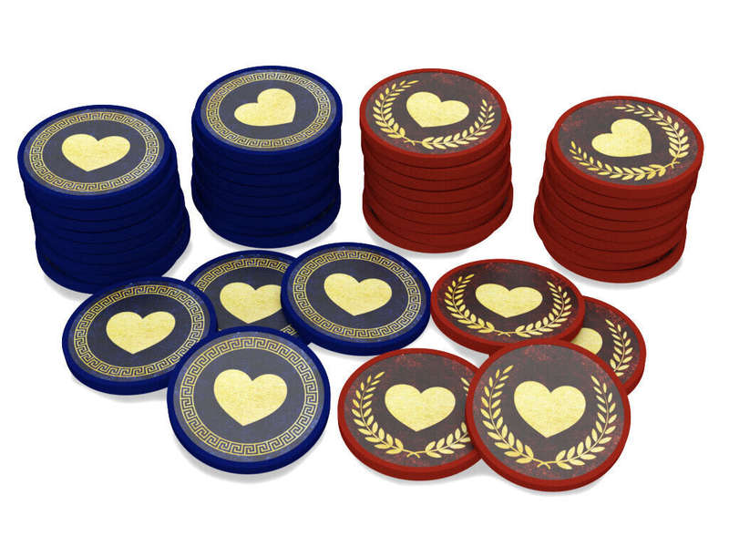 Hoplomachus Premium Health Chips (Board Games)