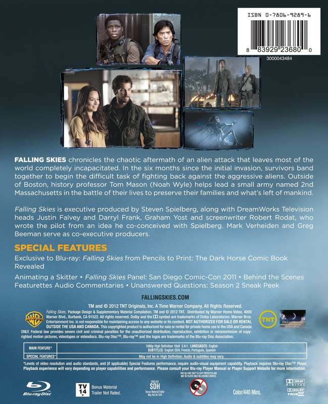 Falling Skies: The Complete First Season (2011) (Blu-ray) (Second-Hand)
