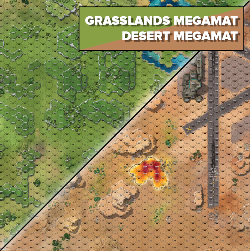 Battletech BFM Desert / Grasslands NO DAMAGE CLAIM* (RPGs)