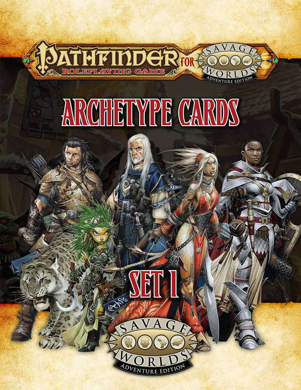 Pathfinder for Savage Worlds Archetype Cards Set 1 (RPGs)