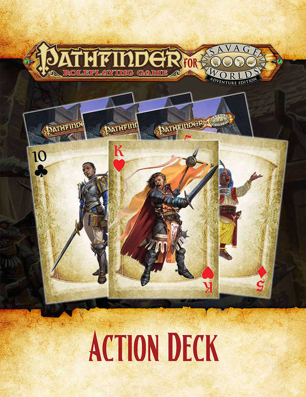 Pathfinder for Savage Worlds Action Deck (RPGs)