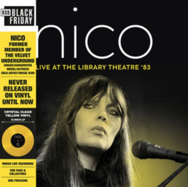 Nico - Live At The Library Theatre 83 (Crystal Clear Yellow Vinyl) ( 2022) (Vinyl)