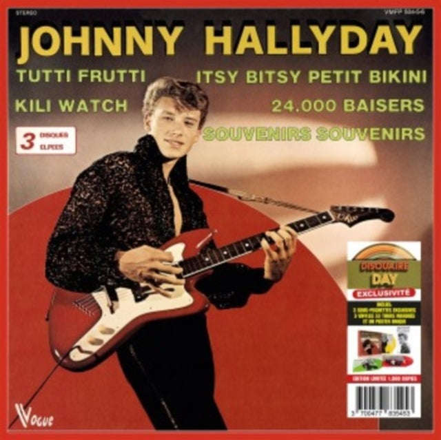 Johnny Hallyday - Coffret Vogue - Made In Belgium (Green/Yellow?Red Marble Vinyl) (with Poster) (...