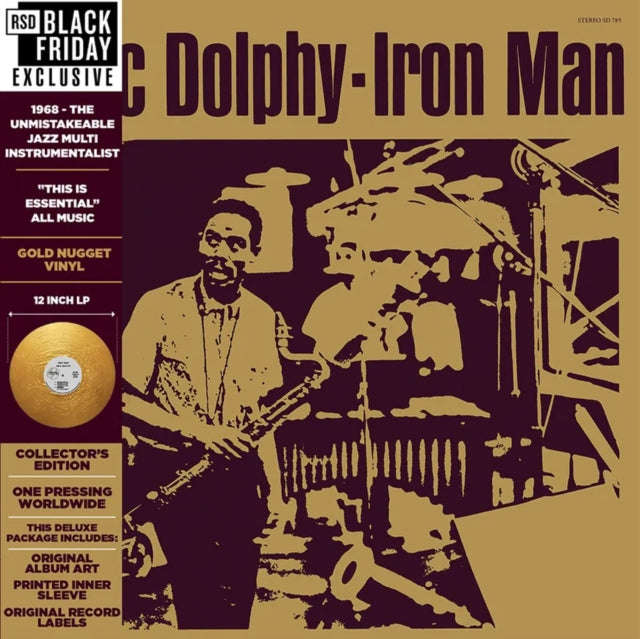 Eric Dolphy - Iron Man (Gold Marble Vinyl) ( 2023) (Vinyl)