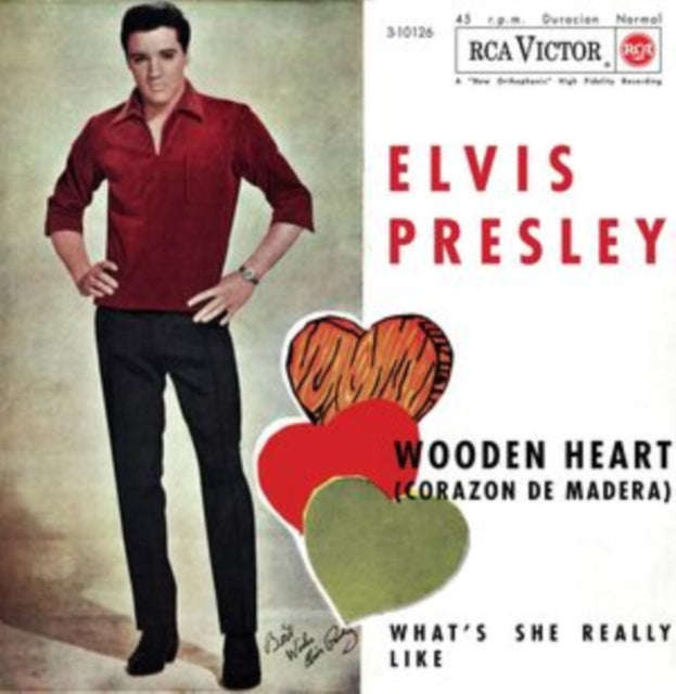 Elvis Presley - Etranger No. 10 - Wooden Heart (Spain) (Burgundy Vinyl) (Vinyl)