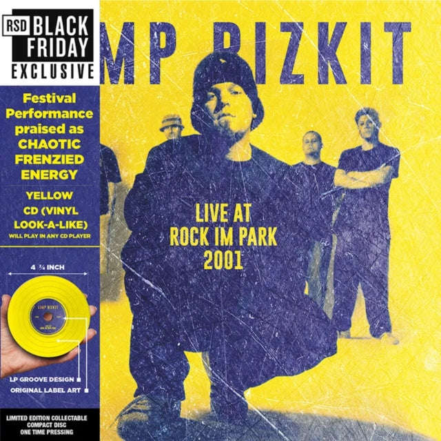 Limp Bizkit - Rock In The Park 2001 (Yellow Polycarbonate Cd) ( 2023) (CD)