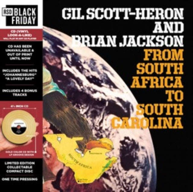 Gil Scott Heron & Brian Jackson - From South Africa To South Carolina (Gold Polycarbonate Cd) ( 2...
