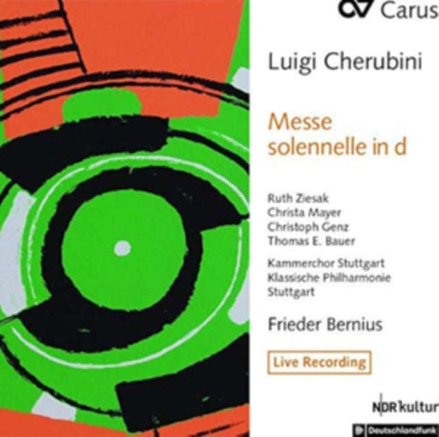 Ruth Ziesak / Christa Mayer / Christoph Genz / Frieder Bernius - Luigi Cherubini: Messe Solenelle...