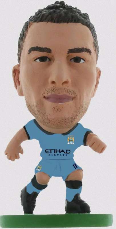 Soccerstarz - Man City Aleksandar Kolarov - Home Kit (2015 version) (CLEAR SACHET) (Figures)