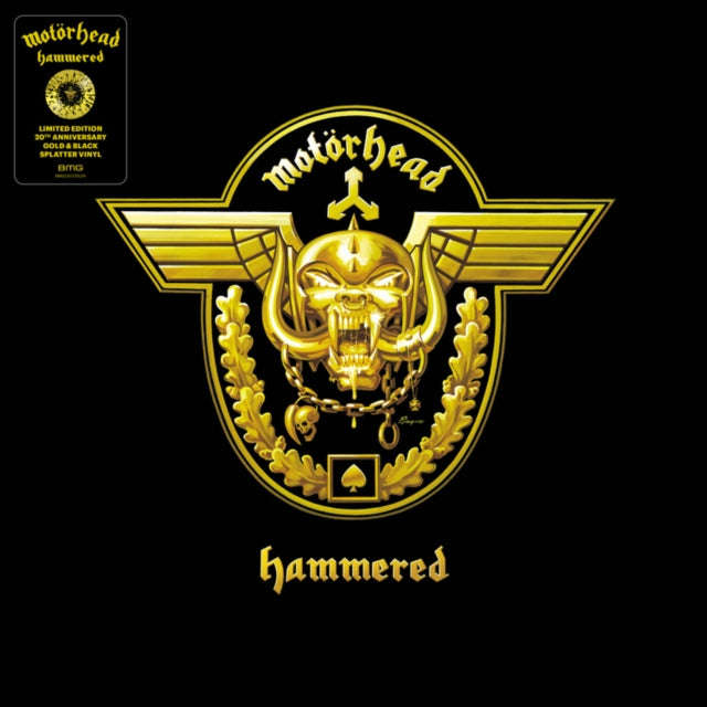 Motorhead - Hammered (20th Anniversary Edition) (Gold/Black Splatter Vinyl) (Vinyl)