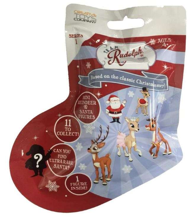 TEAM Rudolph Reindeer Stocking Foilbag 1 Single Unit packed in CDUs (series 1.5) / Toys