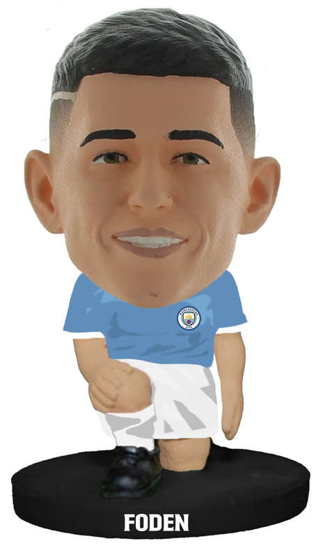 Soccerstarz - Man City Phil Foden - Home Kit (Classic Kit) (Take The Knee Pose) (Figures)