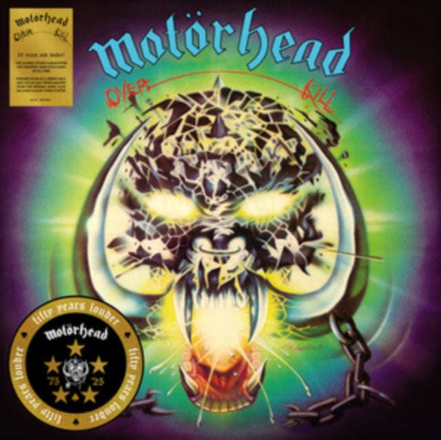 Motorhead - Overkill (50th Anniversary Edition) (Dark Blue/Black Splatter Vinyl) (Vinyl)