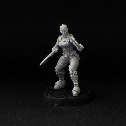 28mm lamia (female melee robot) (Miniatures)