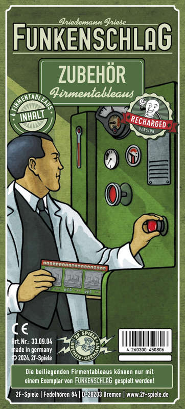Power Grid Company Boards (Board Games)