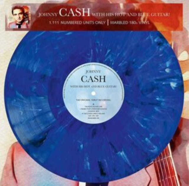 Johnny Cash - With His Hot And Blue Guitar (The Original Debut Recording) (Marbled Vinyl) (Vinyl)