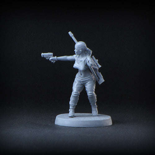 28mm Actiongirl Silvia (AG-21) (Miniatures)