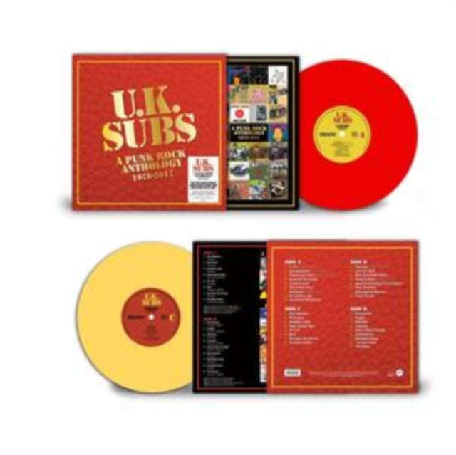 Uk Subs - A Punk Rock Anthology - 1978-2017 (Red/Yellow Vinyl) (Vinyl)