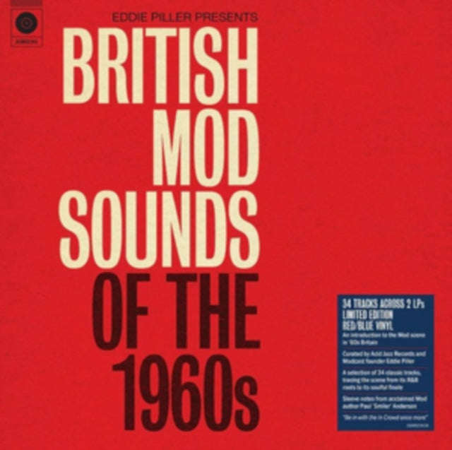 Various Artists - Eddie Piller Presents - British Mod Sounds Of The 1960s (Red/Blue Vinyl) (Indie...
