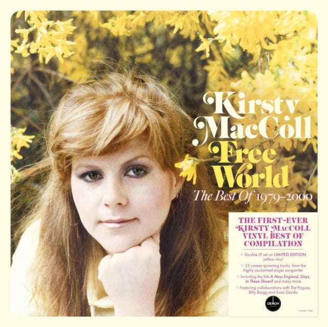 Kirsty Maccoll - Free World - The Best Of Kirsty Maccoll 1979-2000 (Yellow Vinyl) (Vinyl)