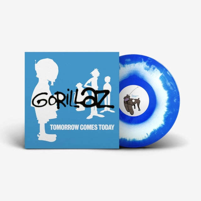 Gorillaz - Tomorrow Comes Today (White/Blue Colour-In-Colour Vinyl) (Vinyl)