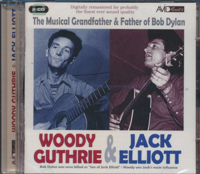 Woody Guthrie & Jack Elliott - The Musical Grandfather & Father Of Bob Dylan (CD)