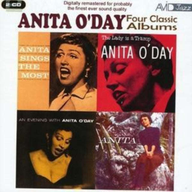 Anita Oday - Four Classic Albums (Anita Sings The Most / The Lady Is A Tramp / An Evening With An...