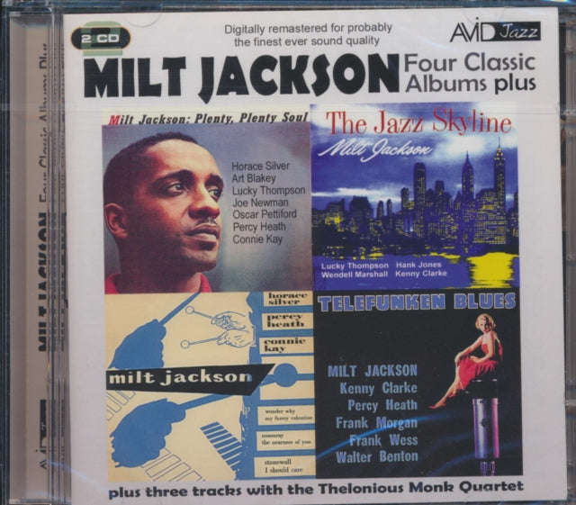 Milt Jackson - Four Classic Albums Plus (The Jazz Skyline / Milt Jackson Quartet / Telefunken Blu...