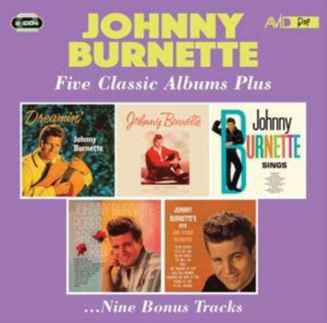 Johnny Burnette - Five Classic Albums Plus (Dreamin / Johnny Burnette / Johnny Burnette Sings / R...