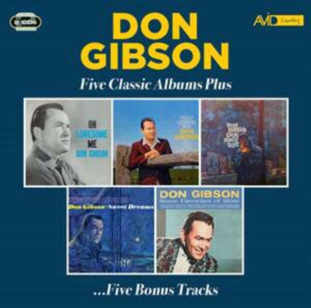 Don Gibson - Five Classic Albums Plus (Oh Lonesome Me / That Gibson Boy / Look Whos Blue / Sweet ...