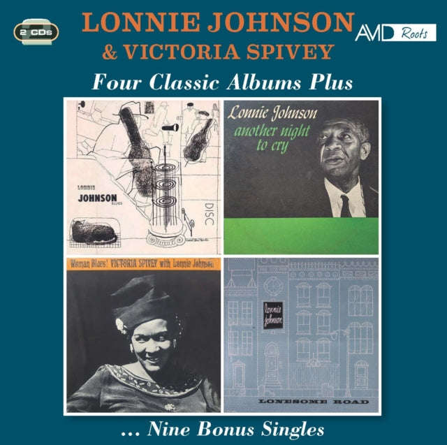 Lonnie Johnson / Victoria Spivey - Four Classic Albums Plus (CD)