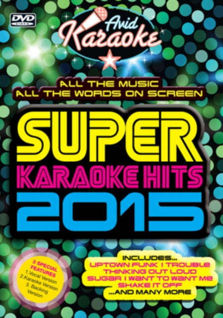 Various Artists - Super Karaoke Hits 2015 (DVD)