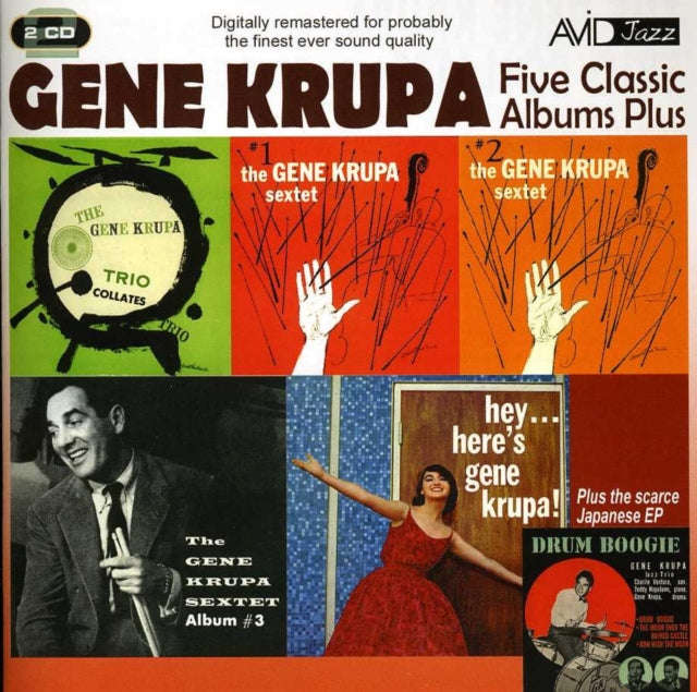 Gene Krupa - Five Classic Albums Plus (The Gene Krupa Sextet #1 / #2 / #3 / Hey Heres Gene Krupa ...