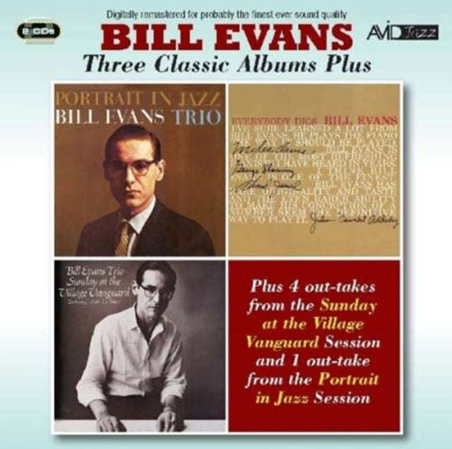 Bill Evans - Three Classic Albums Plus (Portrait In Jazz / Everybody Digs Bill Evans / Sunday At ...