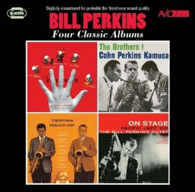 Bill Perkins - Four Classic Albums (The Five / The Brothers! / Tenors Head-On / On Stage) (CD)