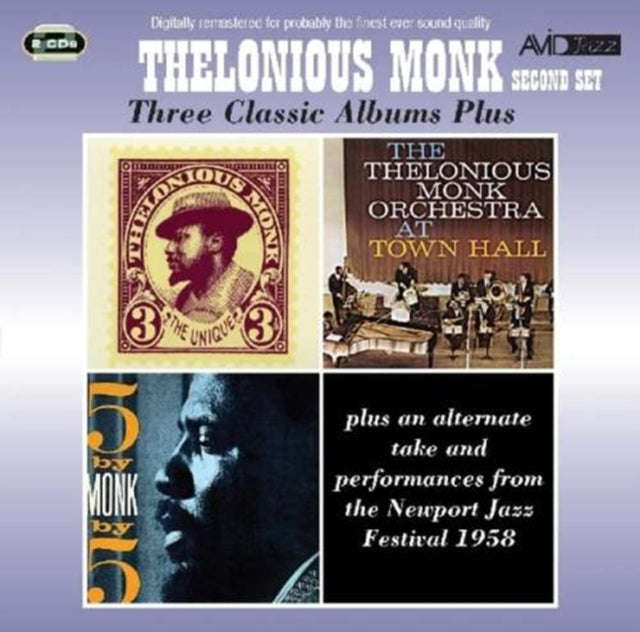 Thelonious Monk - Three Classic Albums Plus (The Unique Thelonious Monk / At Town Hall / 5 By Mon...