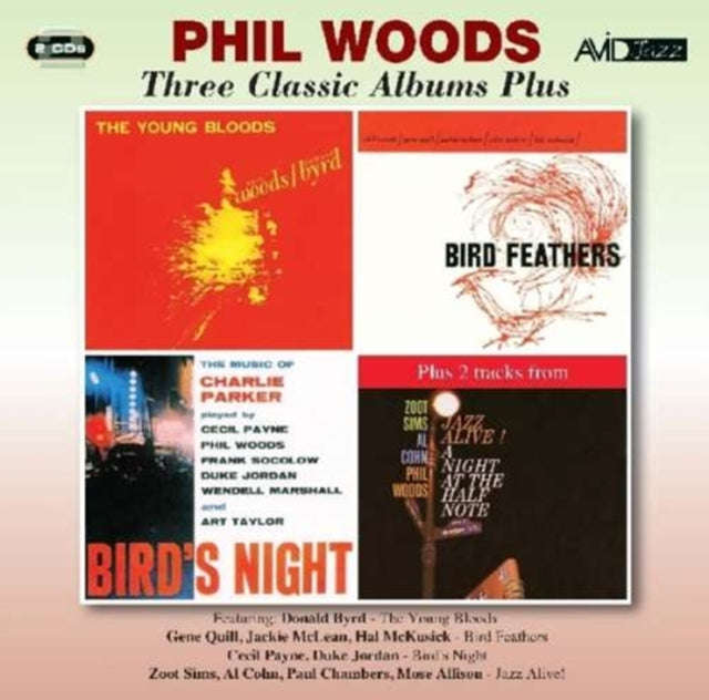 Phil Woods - Three Classic Albums Plus (The Young Bloods / Bird Feathers / Birds Night: A Memoria...