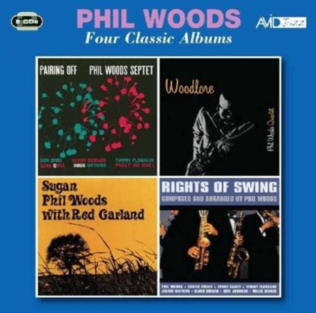 Phil Woods - Four Classic Albums (Pairing Off / Woodlore / Sugan / Rights Of Swing) (CD)