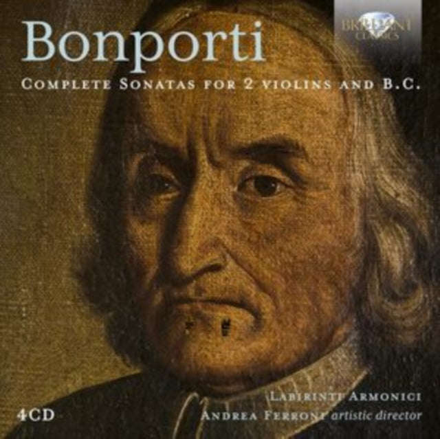 Labirinti Armonici / Andrea Ferroni - Bonporti: Complete Sonatas For 2 Violins And B.C. (CD)