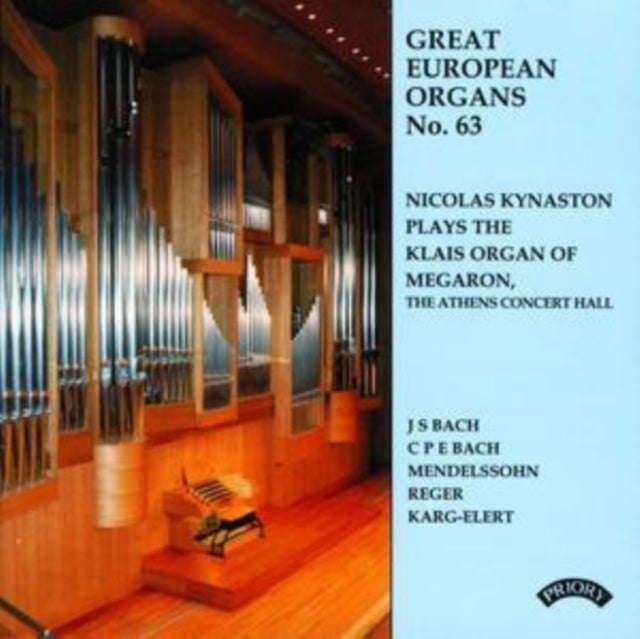 Nicolas Kynaston - Great European Organs No. 63: The Athens Concert Hall (CD)