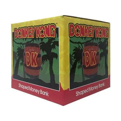 Donkey Kong (DK Barrel) Shaped Money Bank