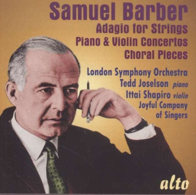 Lso / Jjoselson / Ittai / Joyful Company - Barber: Adagio / Piano Conc / Violin Conc / 4 Short Ch...