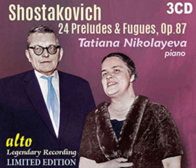Tatiana Nikolayeva - Shostakovich 24 Preludes & Fugues (CD)