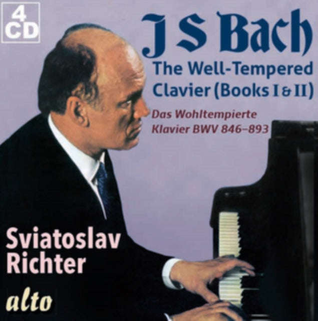 Sviatoslav Richter - J S Bach: The Well-Tempered Clavier 48 Preludes & Fugues (CD)