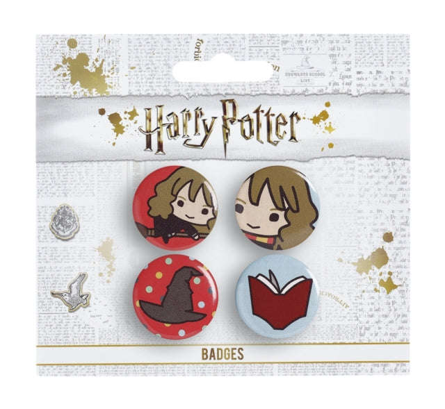 Harry Potter - Chibi Set 1 Harry / Hedwig (Badge Pack)