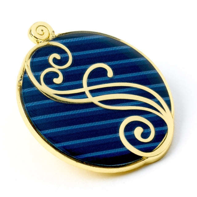 Wicked Blue Shiz Logo Pin Badge (Badge Pin Metal)